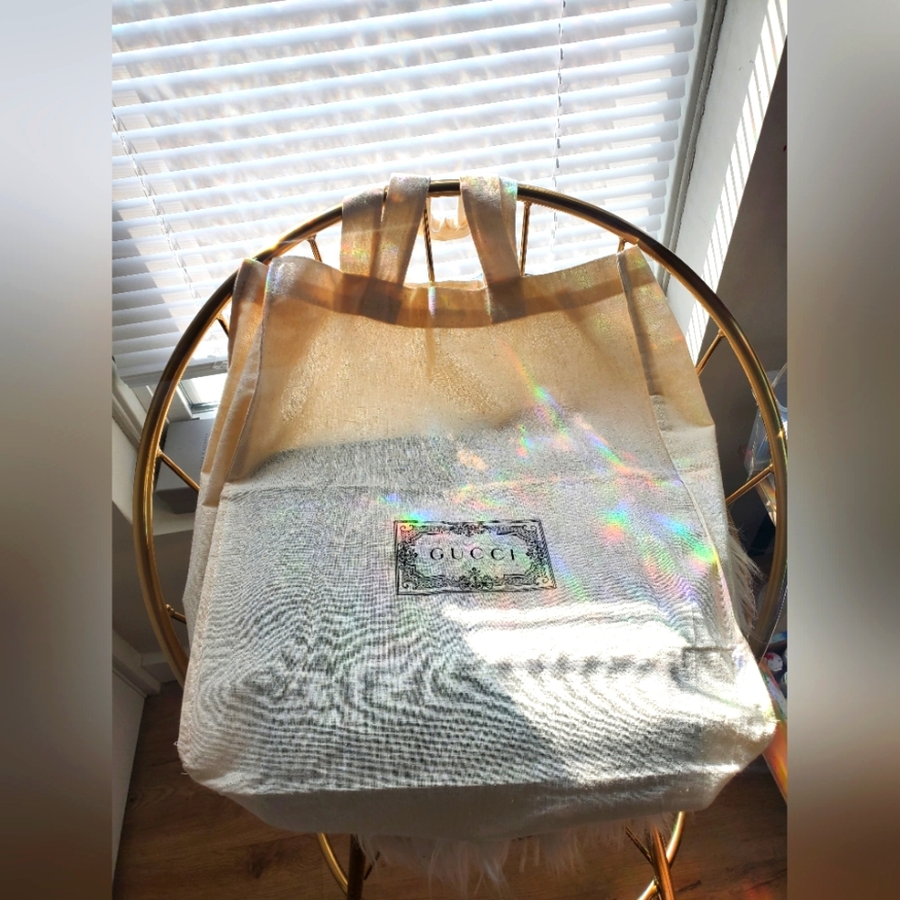 Gucci canvas tote